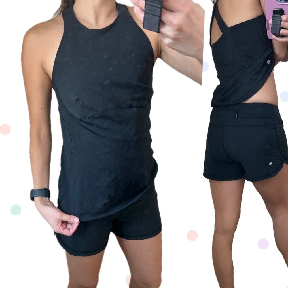 Lululemon 8 high neck Black Athletic top